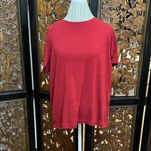 Croft & Barrow Vibrant Red Short Sleeve Tee